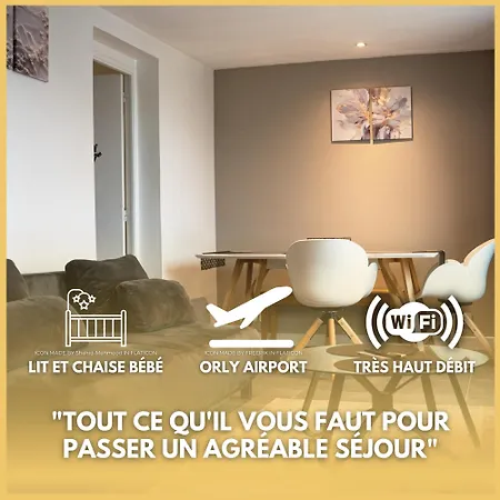 아파트 Maisonnette Aeroport Orly